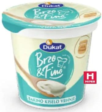 Dukat Brzo & Fino Kiselo vrhnje
