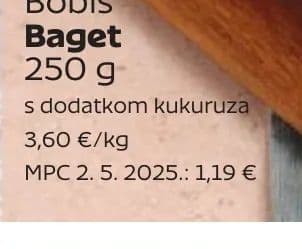 Bobis Baget 250 g