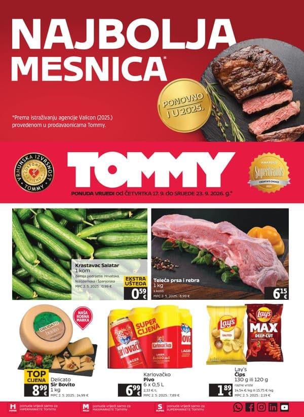 Tommy - Akcijski katalog (17. 09. 2026. - 23. 09. 2026.)