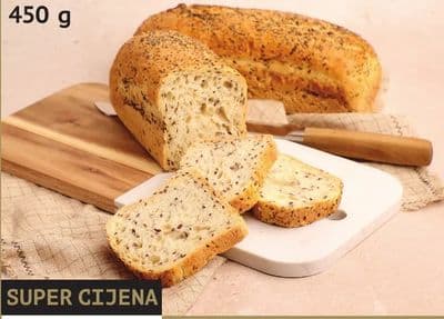 Kruh Škrovada sa sjemenkama