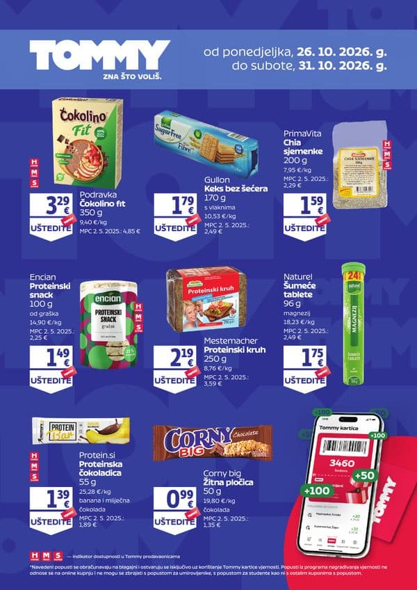Tommy Dodatne pogodnosti za Tommy vjerne katalog (26. 10. 2026. - 31. 10. 2026.)