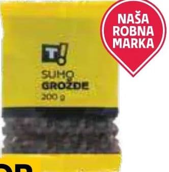 T! Suho grožđe