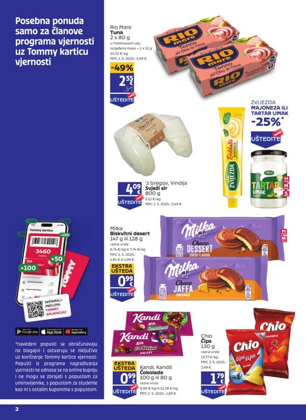 Tommy katalog - Pogodnosti za Tommy vjerne članove (18. 06. 2026. - 24. 06. 2026.)