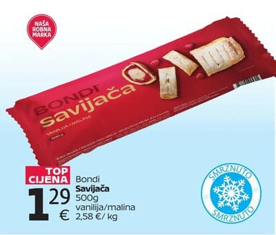 Bondi Savijača vanilija/malina
