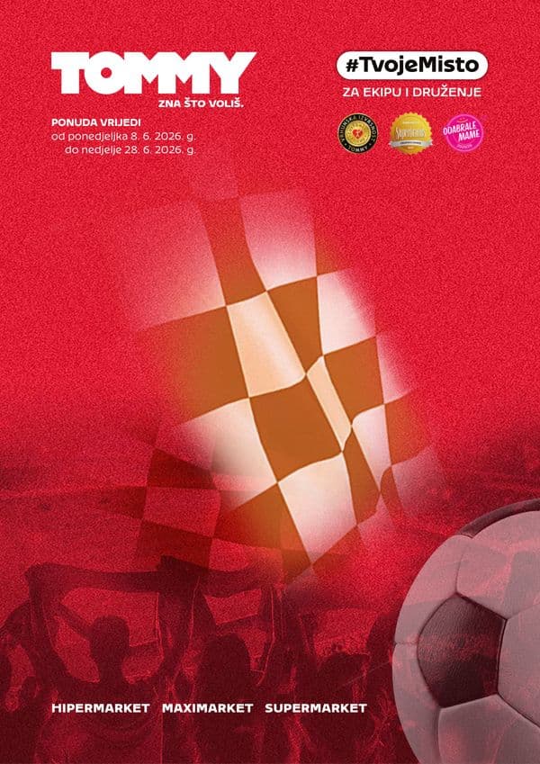 Tommy katalog - Super ponuda za ekipu i druženje (08. 06. 2026. - 28. 06. 2026.)