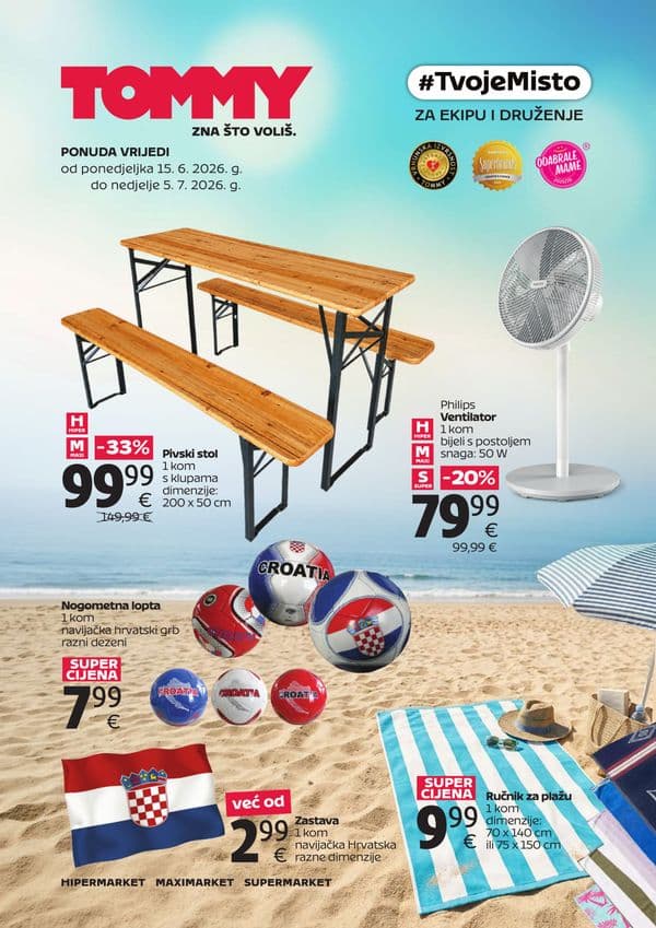 Tommy katalog - #TvojeMisto za lito (15. 06. 2026. - 05. 07. 2026.)