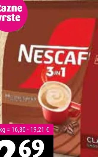 NESCAFE INSTANT KAVA 3U1