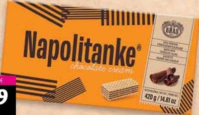 KRAŠ NAPOLITANKE Choco cream