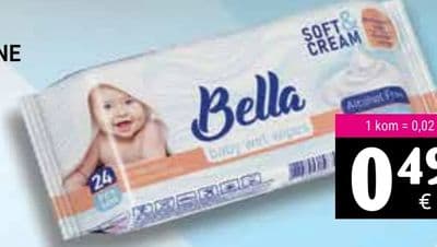 BELLA BABY VLAŽNE MARAMICE