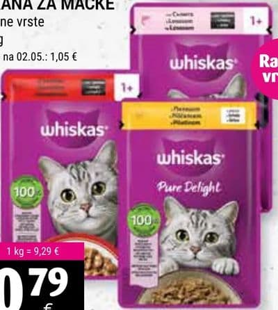 WHISKAS HRANA ZA MAČKE