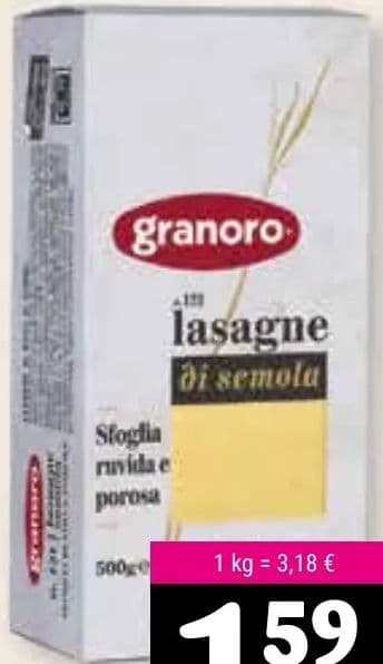 GRANORO TJESTENINA LAZANJE