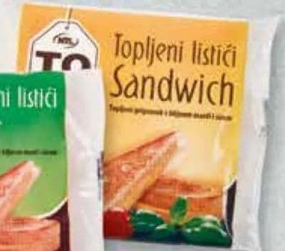 TOJETO Sir listići Sandwich