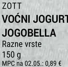 ZOTT Voćni jogurt