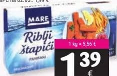 MARE PANIRANI RIBLJI ŠTAPIĆI