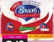 BRAVO PAPIRNATI RUČNICI 2-sl., 3/1