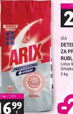 ARIX DETERDŽENT ZA PRANJE RUBLJA