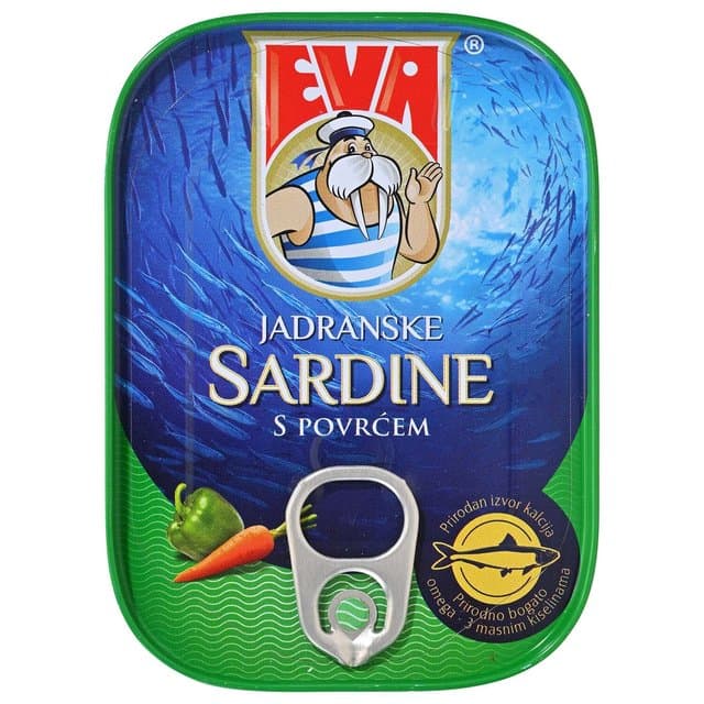 Sardina s povrćem