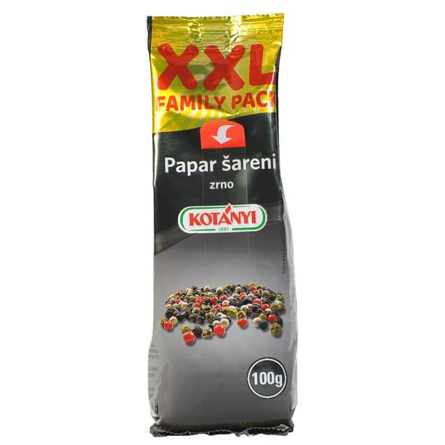 Papar šareni u zrnu