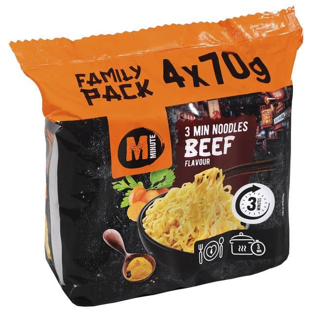 JUHA GOV NOODLES MINUTE 4X70g