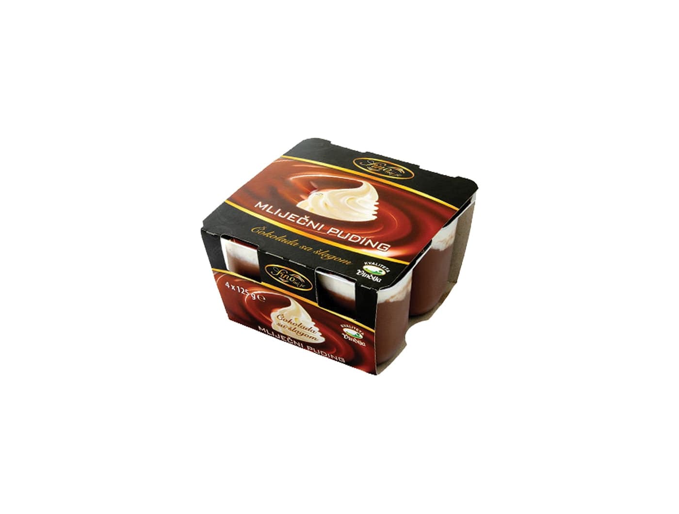 Puding čokolada sa šlagom 4x125g