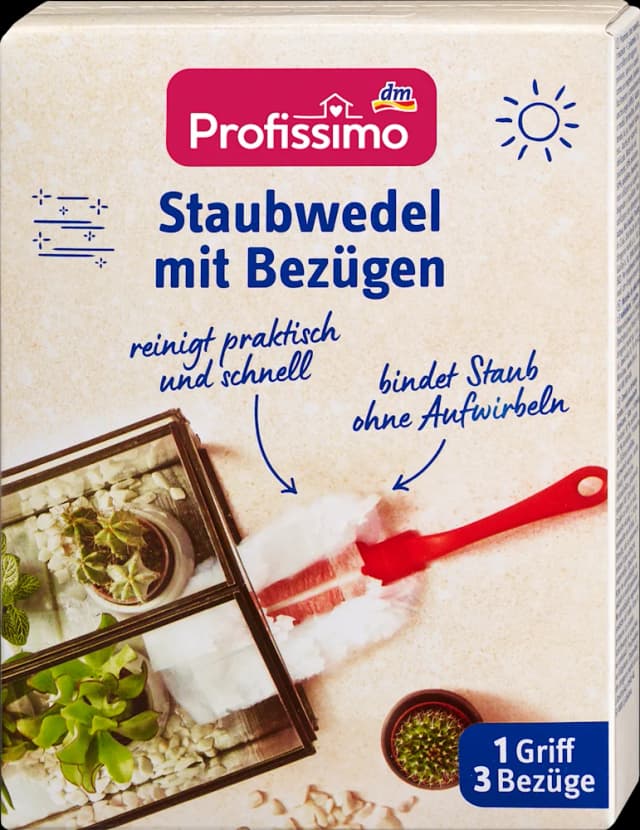Profissimo set bris/prašine 3navl+držač