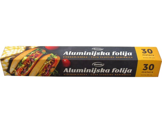 FOLIJA ALUMINIJSKA 30 m DOMAX