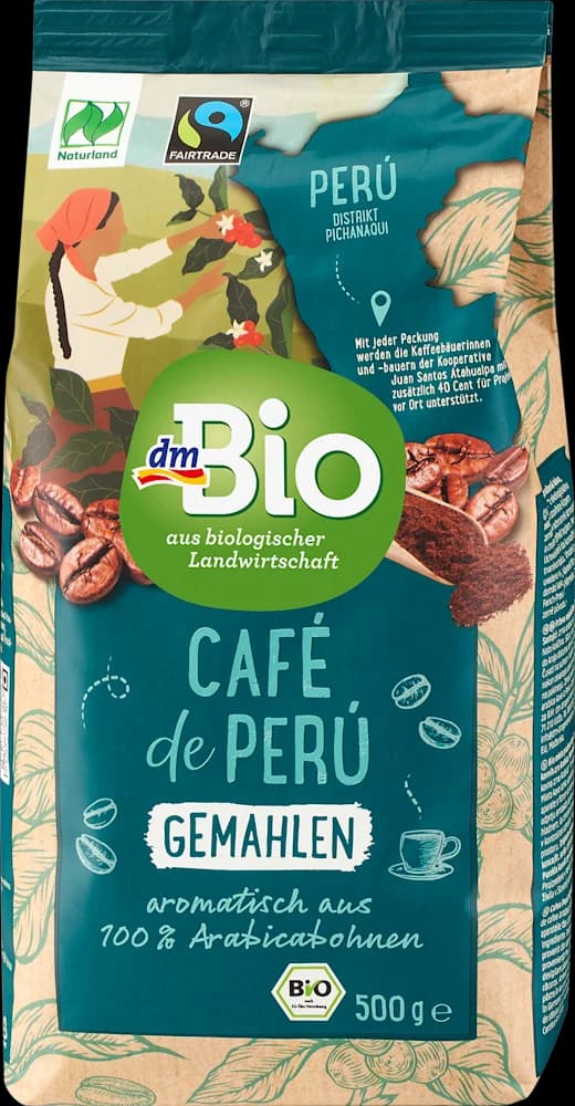 dmBio Caffe de Peru mljevena 500g