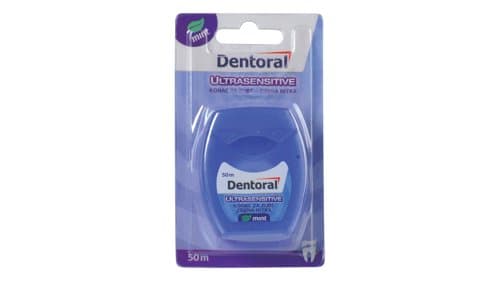 KONAC ZA ZUBE DENTORAL SENSIT MINT WAX 50m