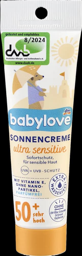 babylove ult.sen.krema sun. ZF50+, 30 ml