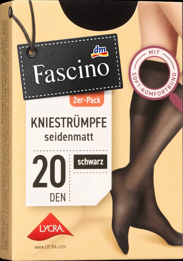 Fascino dokolj. 20 den crne 35-38 2 para