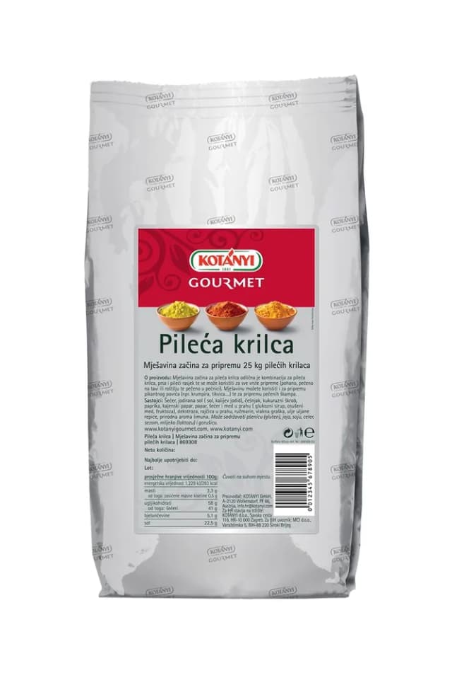 1KG KOTANYI ZAČIN PILEĆ KRILCA