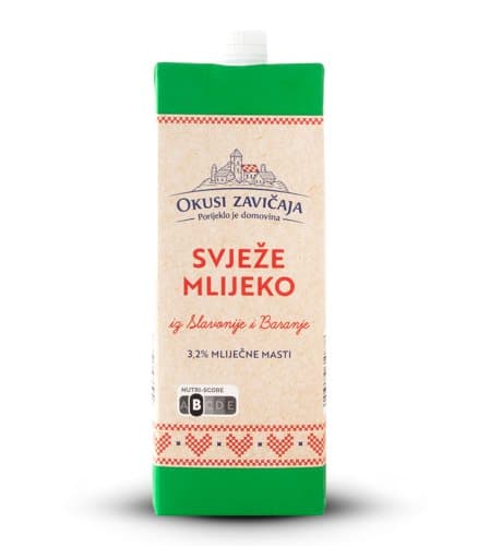 Svježe mlijeko 3,2% m.m.