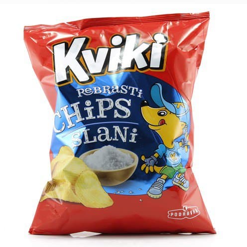 Čips rebrasti slani 150 g