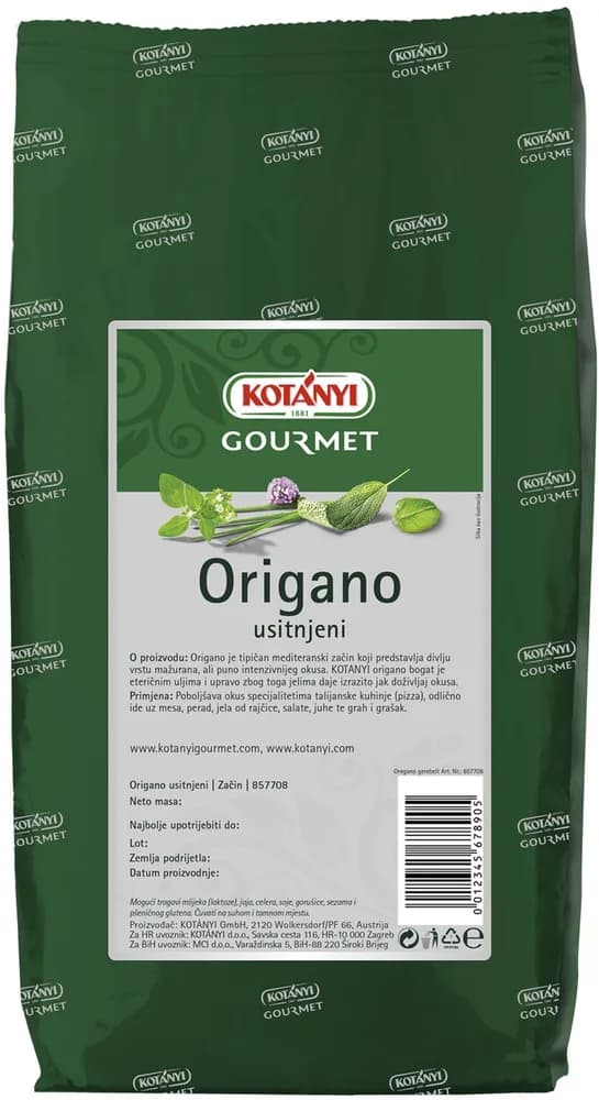 Origano usitnjeni