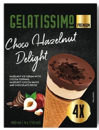 SLAD GELATISSIMO CHOCO DEL 4x110ml
