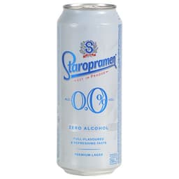 Pivo Staropramen 0,0% 0,5L Limenka