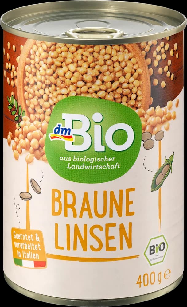 dmBio smeđa leća u konz.400g/240g