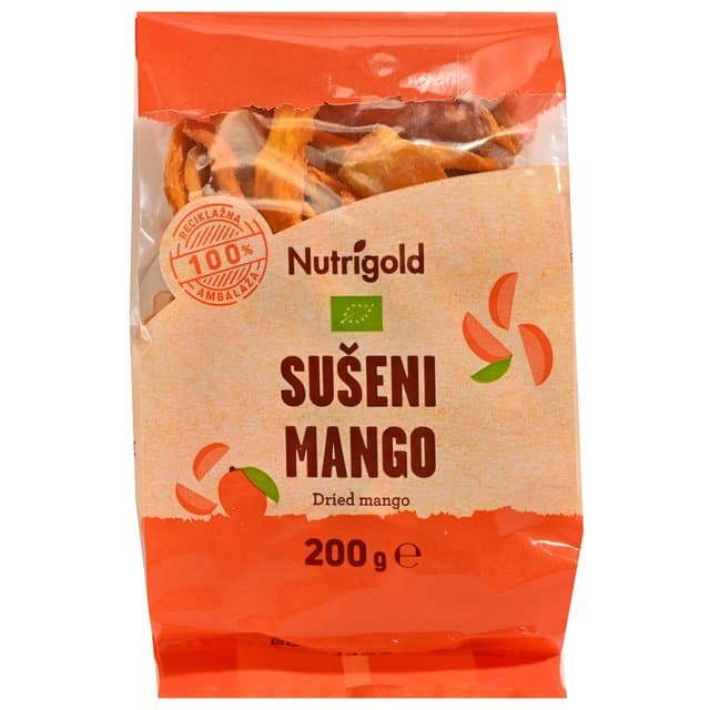 MANGO SUŠENI BIO 200 g NUTRIGOLD