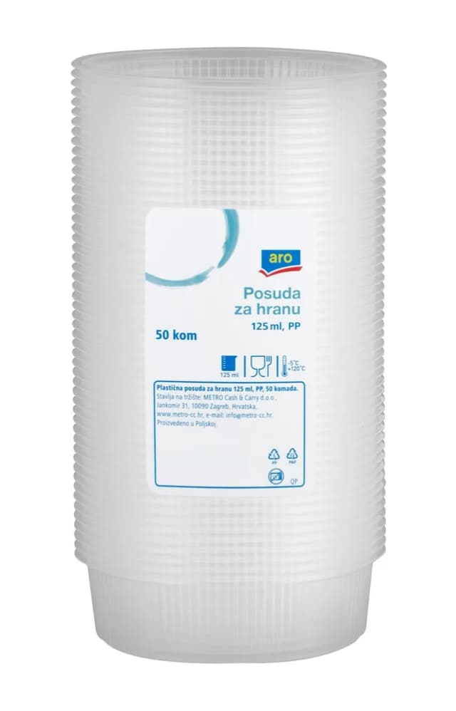 50/1 ARO PLAST.POSUDA 125ML