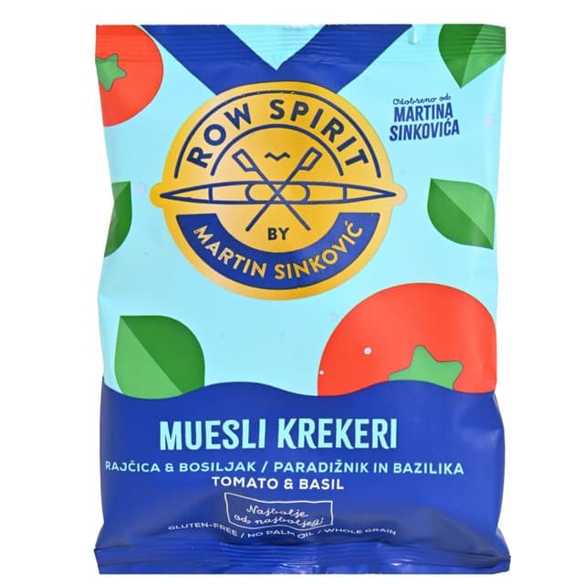 Krekeri zobeni rajčica/bosiljak