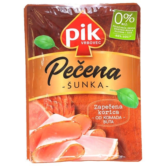 Pečena šunka narezak