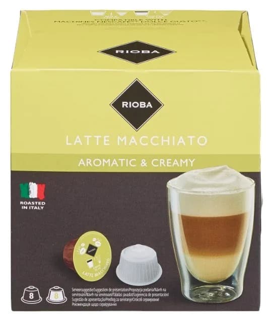 16/1 RIOBA DG CAPS. LATTE MACC
