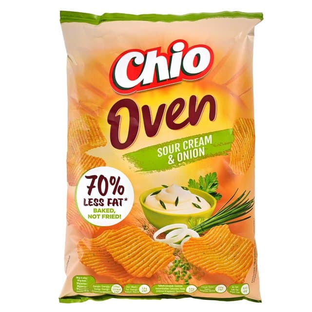 Čips Chio Oven Baked Vrhnje i Luk