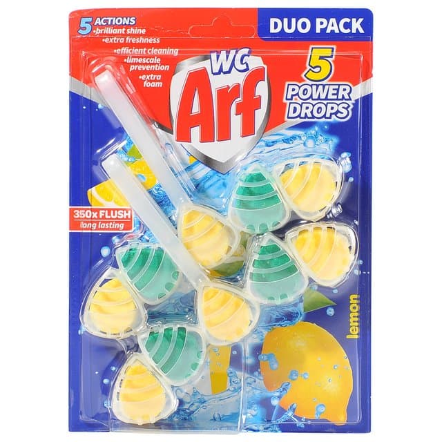 WC Osvježivač Arf 5 Drops Lemon 2x55g