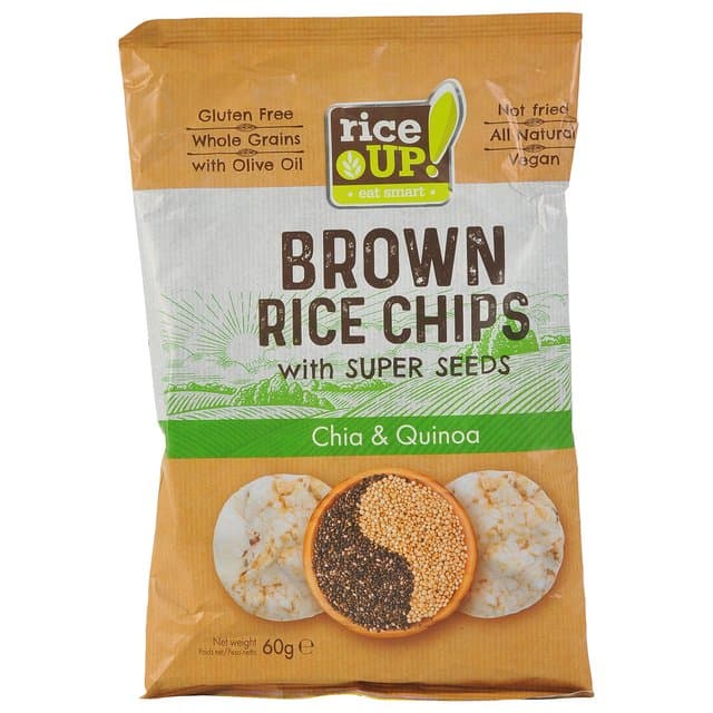 KREKER RIŽA CHIA KVINOJA 60g RICE UP