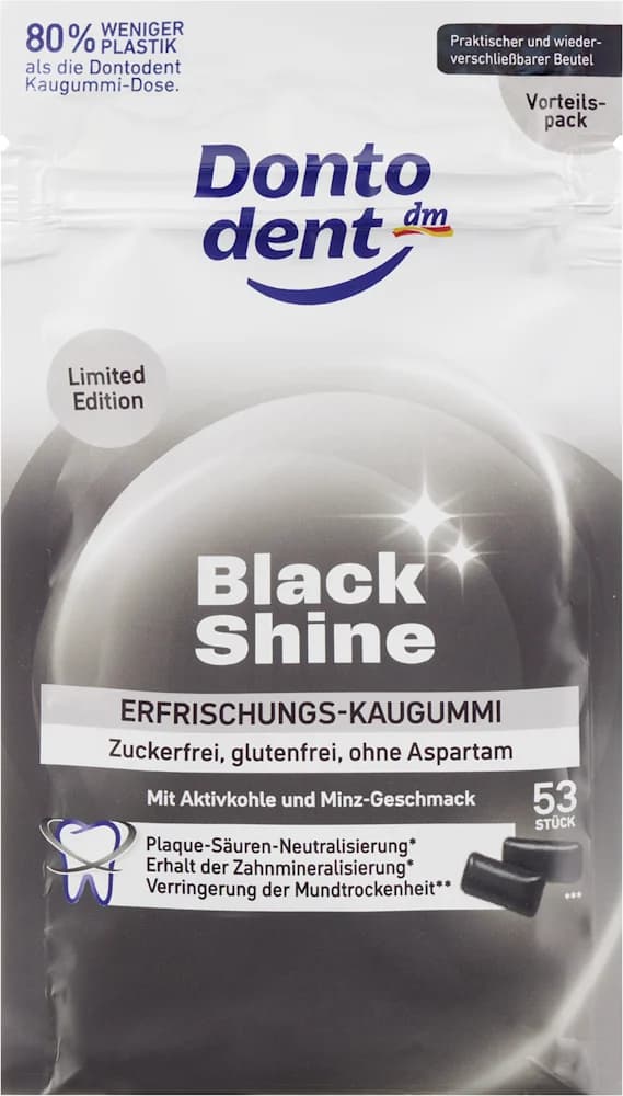 Dontodent žvak. gume Black 53 kom. TT