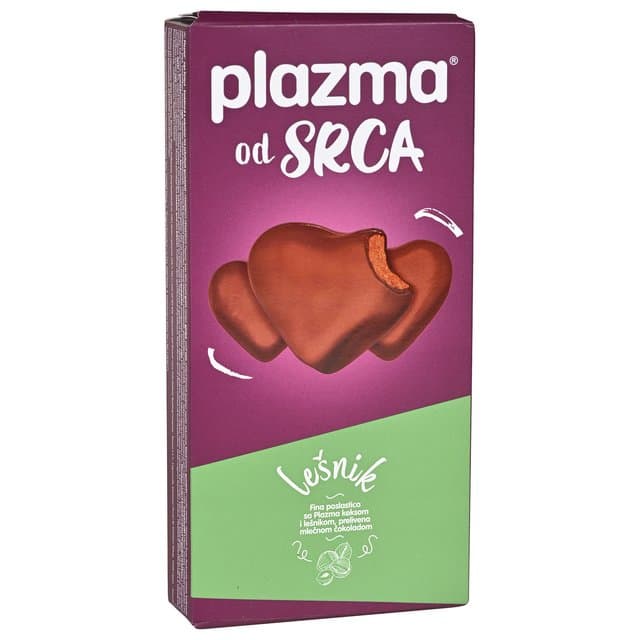 Keks Plazma Srca Lješnjak