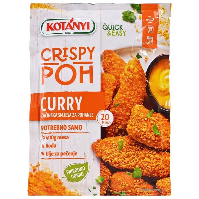 CRISPY POH CURRY 70 g KOTANYI