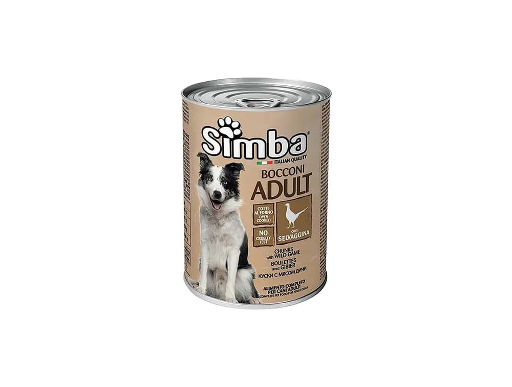 SIMBA 1230 g DIVLJAČ KONZERVA HRANA ZA PSE