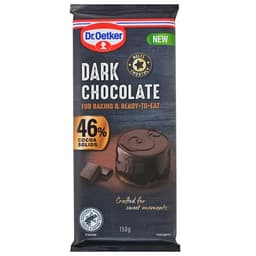Čokolada za kuhanje dark 46% 150 g